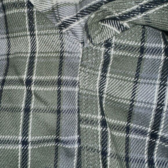 Vintage Carhartt Made in USA Plaid Heavyweight Twill Work Shirt Men’s Large - Picture 8 of 12